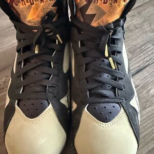 Men's Black and Cream Sneakers